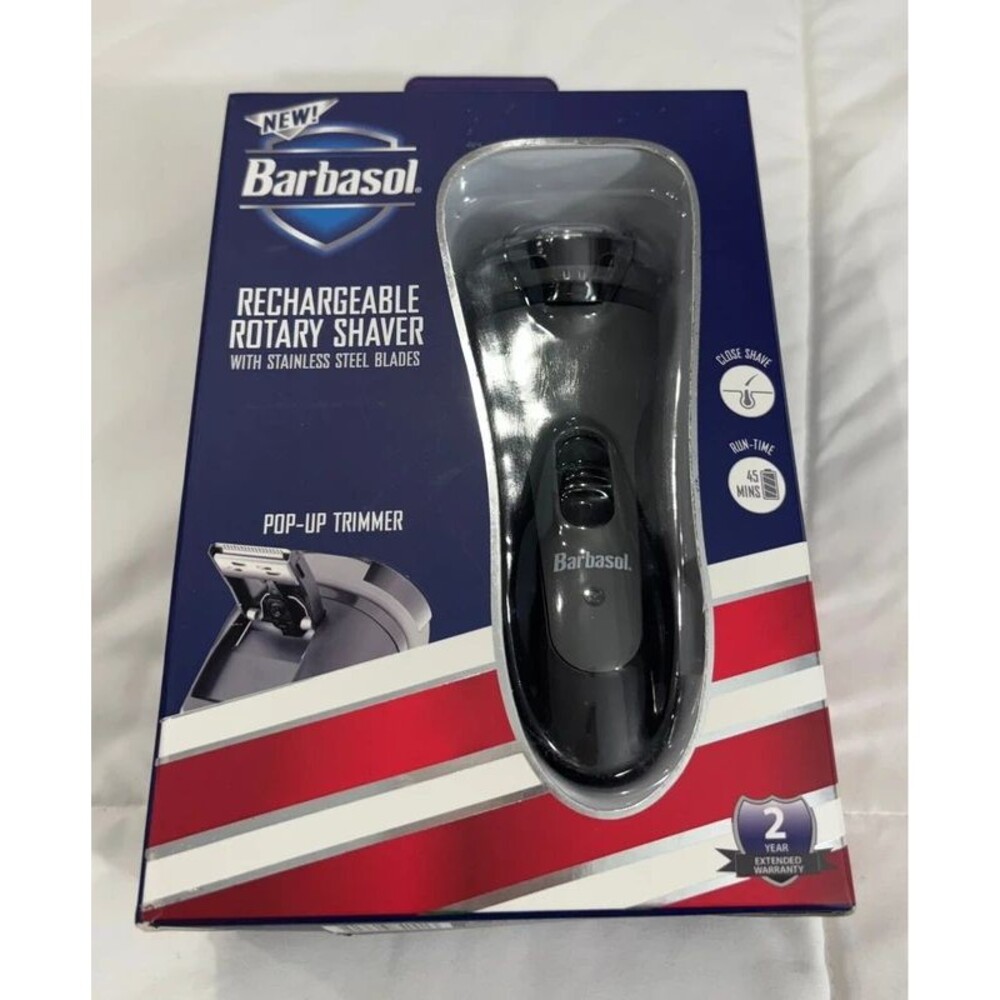NWT Barbasol Rechargeable Rotary Shavor